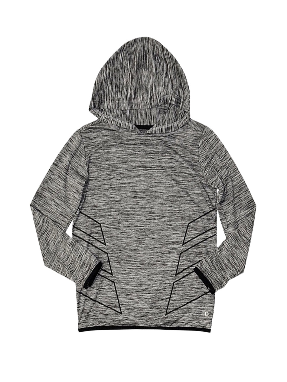 XERSION Boy's Grey Long Sleeve Hoodie 10/12